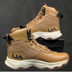 Under Armour UA Stellar G2 6" Tactical Boot Men's 11 Brown White Black